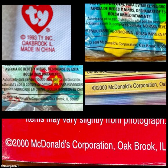 ▪️NWT▪️VTG▪️TY▪️MCDONALD'S▪️Collection of 22 Teenie Beanie Plush Animals - Picture 10 of 11